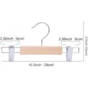 BEBEK AHSAP ASKI SET NATUREL RENK GÜMÜŞ LAMA KANCALI 20 ADET ( 10 ÜST + 10 MANDALLI )