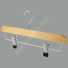 Naturel Pantolon/Etek Askısı Klipsli Metal Mandallı 35 cm