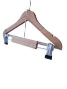 Naturel Renk Gümüş Klasik Kancalı Bebek ve Çocuk Takım Askısı(10 Takım)